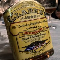 Clarke`s Bourbon Whiskey Old Kentucky Straight Sour Mash 40%