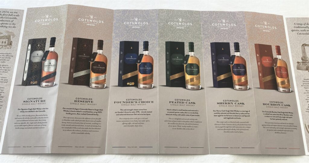 Cotswolds Whisky Range