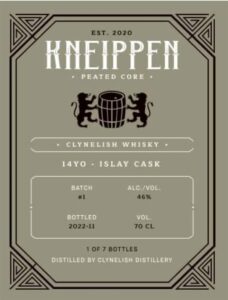 Kneippen Clynelish ”Peated Core” Islay Cask Finish 14 yo 46%