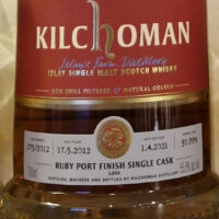 Kilchoman ”Lava” Ruby Port Single Cask (2012) 55,5%