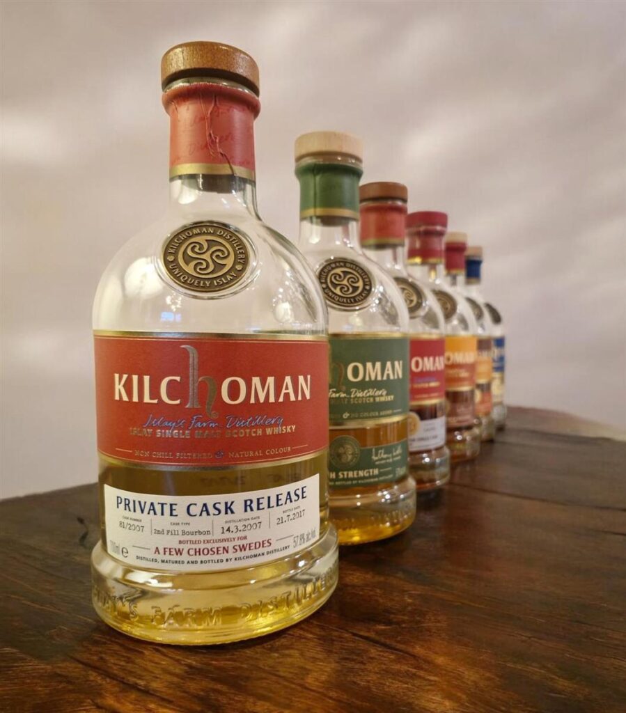 Kilchoman-lineup!!